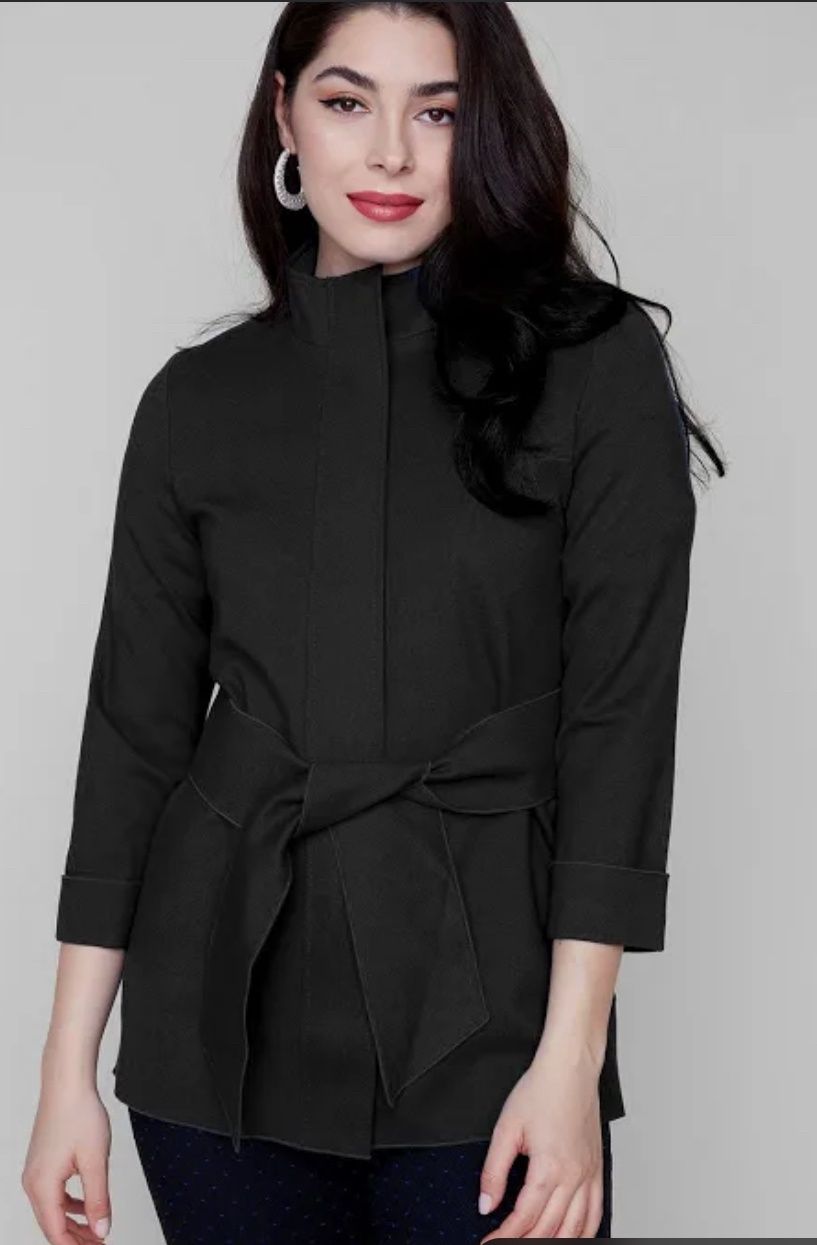 RENUAR TIE FRONT JACKET