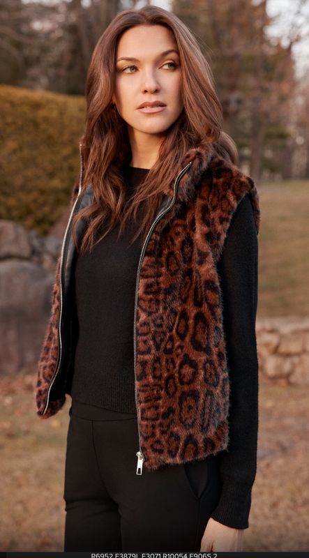 RENUAR FAUX FUR VEST