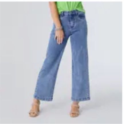 EVERSTRETCH WIDE LEG ANKLE JEAN