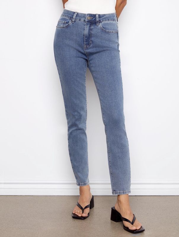 CLAUDIA SLIM LEG STRETCH DENIM