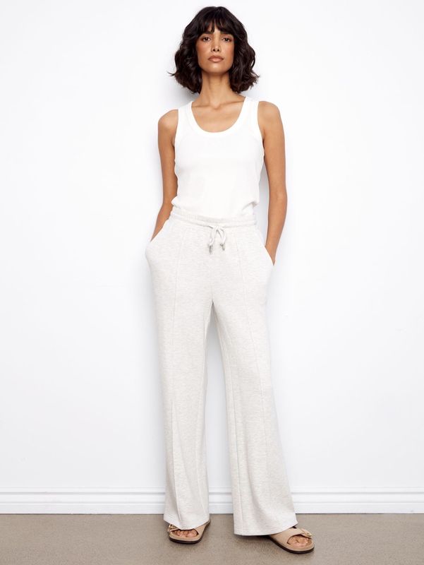 CHARLIE B SCUBA/MODAL SET- HEATHER GRAY
