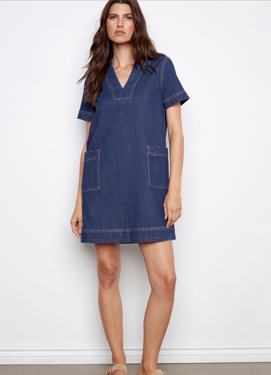 CHARLIE B INGIGO DENIM DRESS