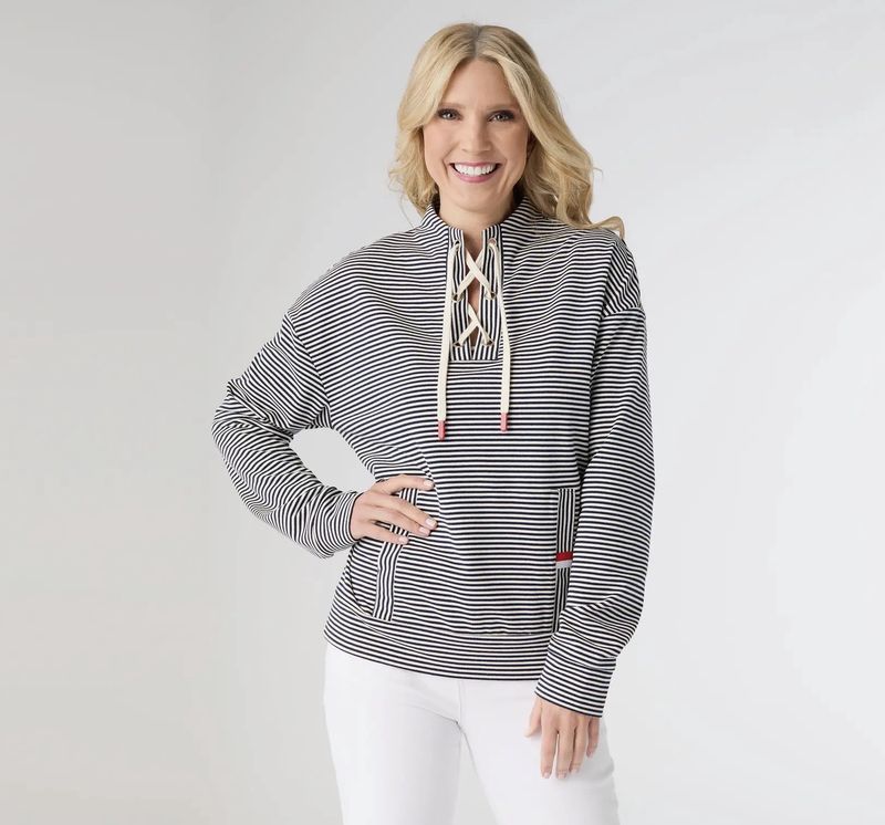 DIXIE SUMMER STRIPE PULLOVER