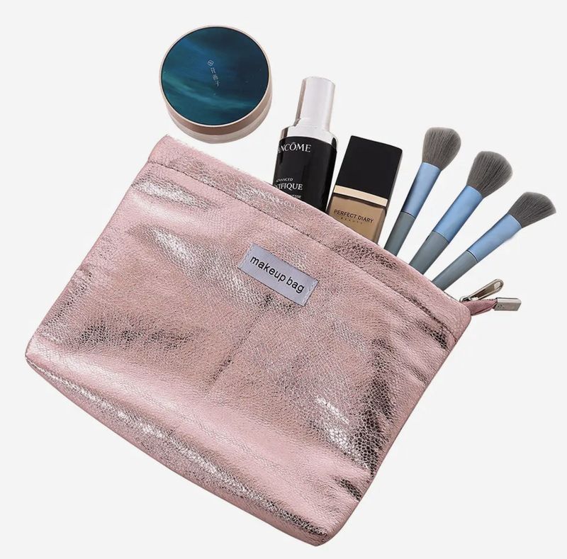 MINI MAKEUP BAG-GOLD