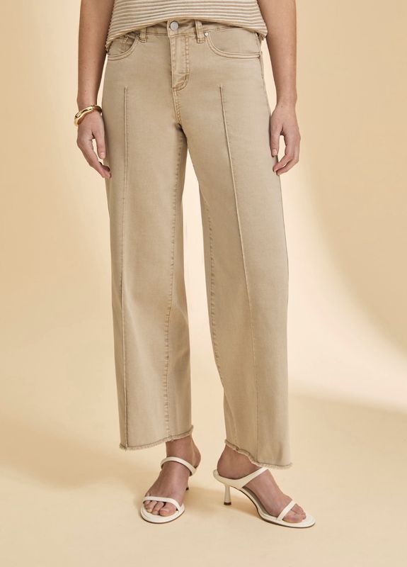 OLIVIA PIN TUCK  ANKLE -SAND