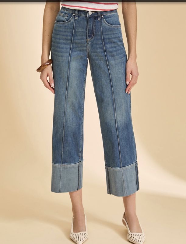 FDJ OLIVIA WIDE LEG CUFFED ANKLE