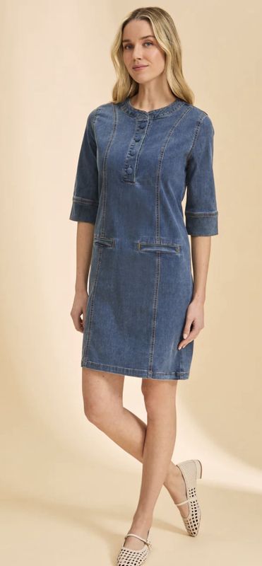FDJ DENIM SHIFT DRESS