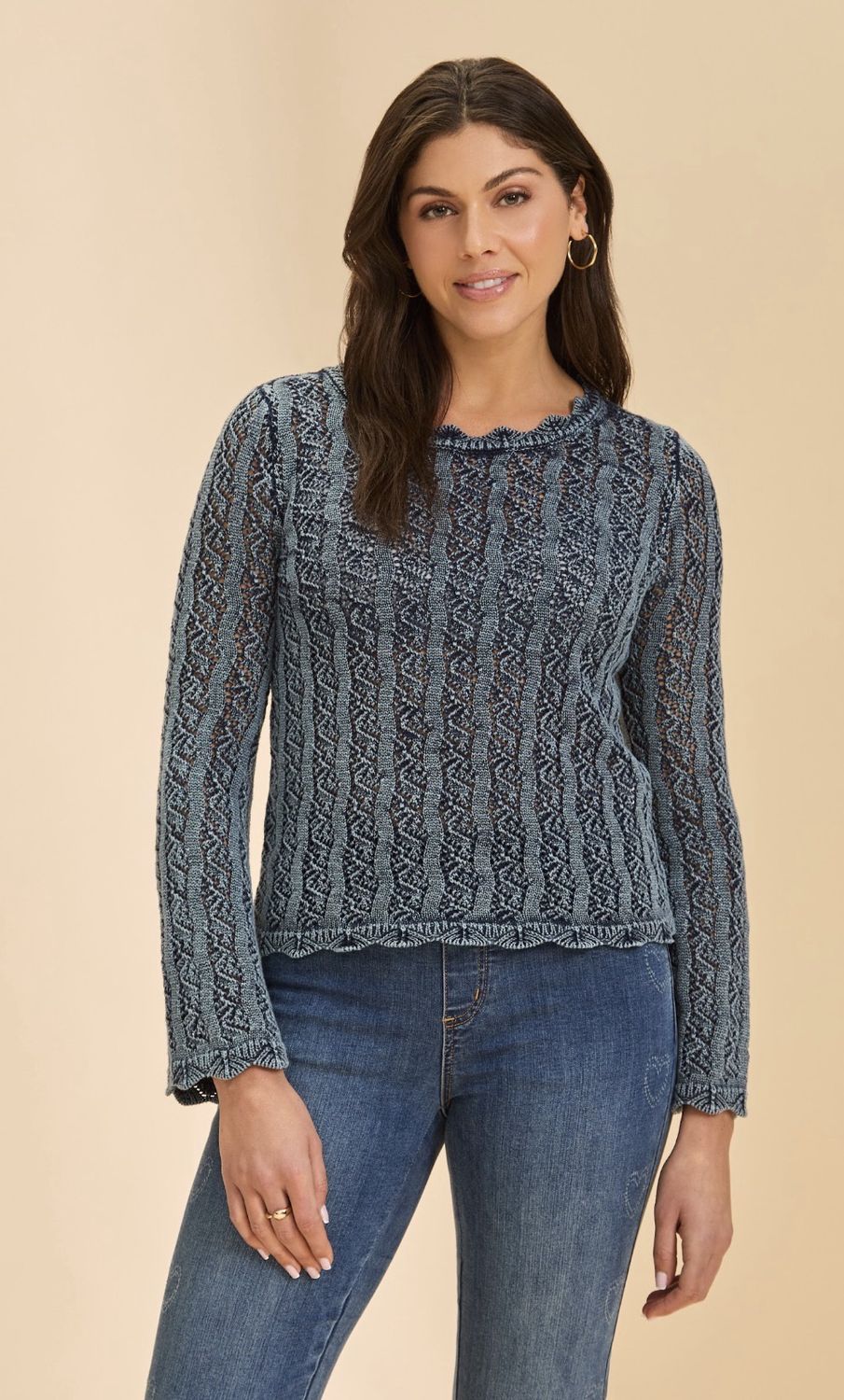 FDJ INDIGO SUMMER SWEATER