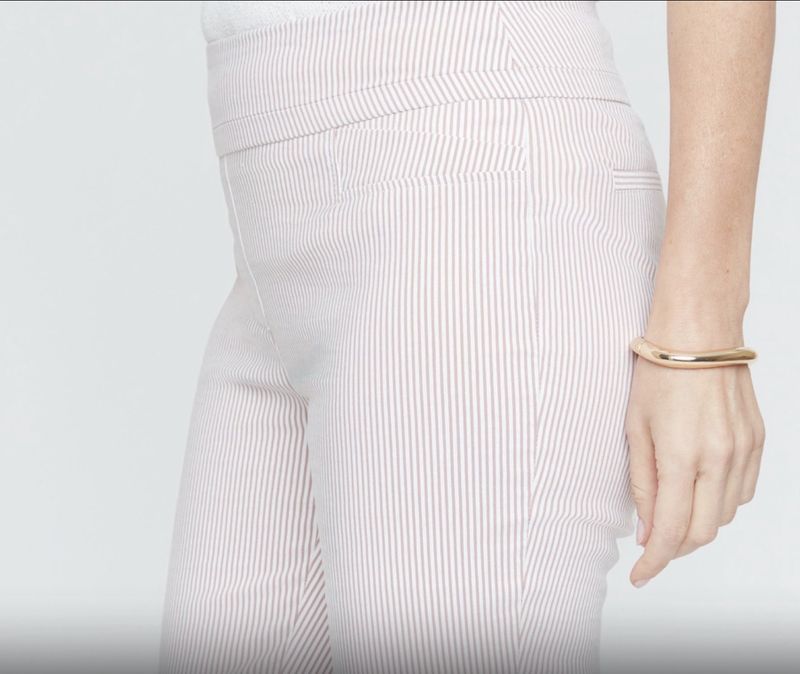 RENUAR SEERSUCKER PANT-MOCHA