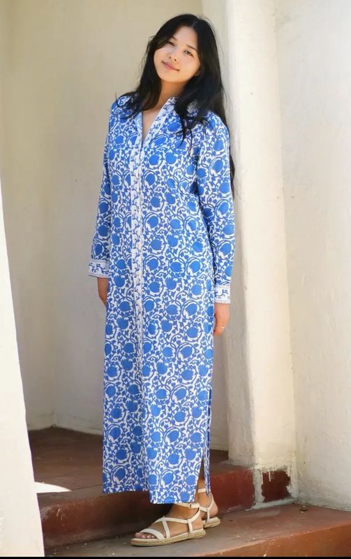 ADRIANNA SHIRT DRESS BLUE