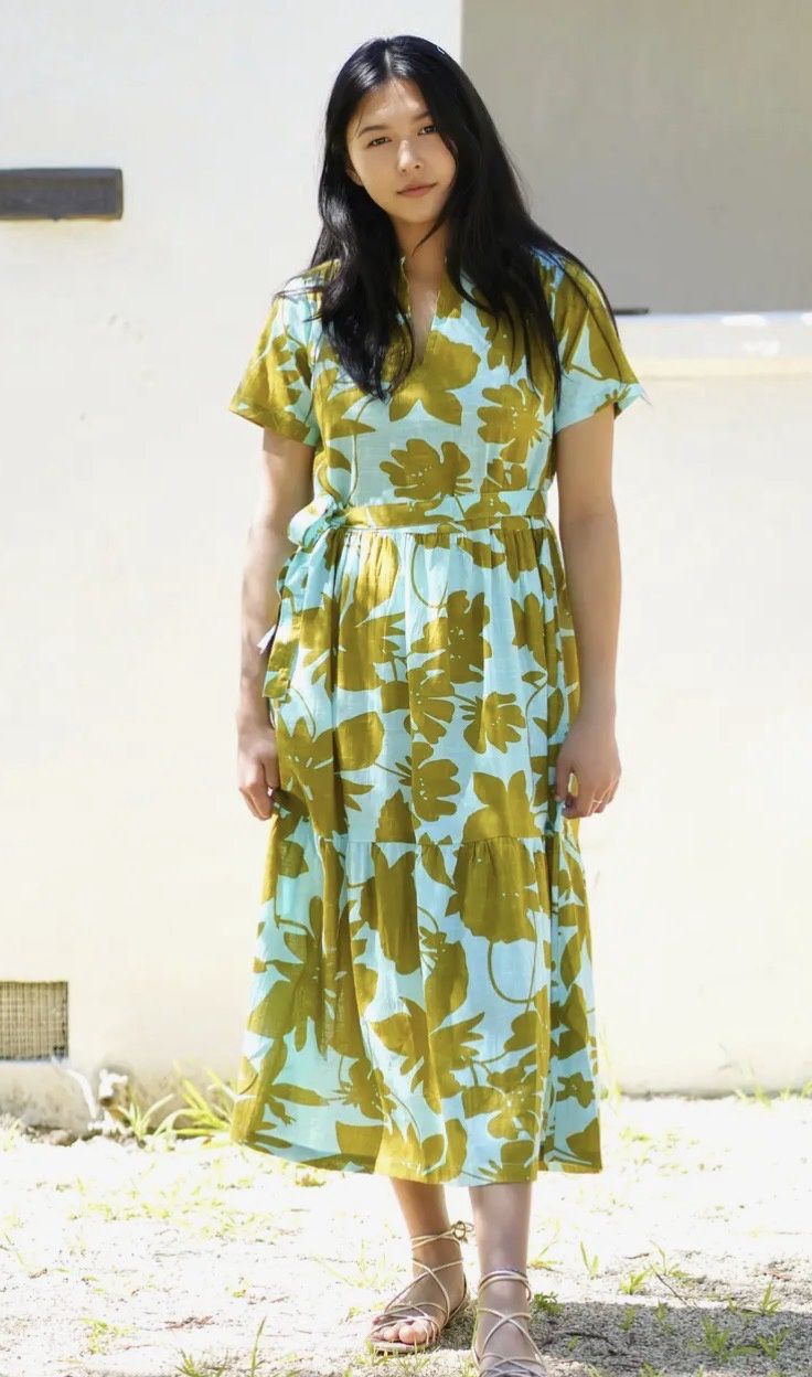 ALICE TIE WAIST TIERED DRESS