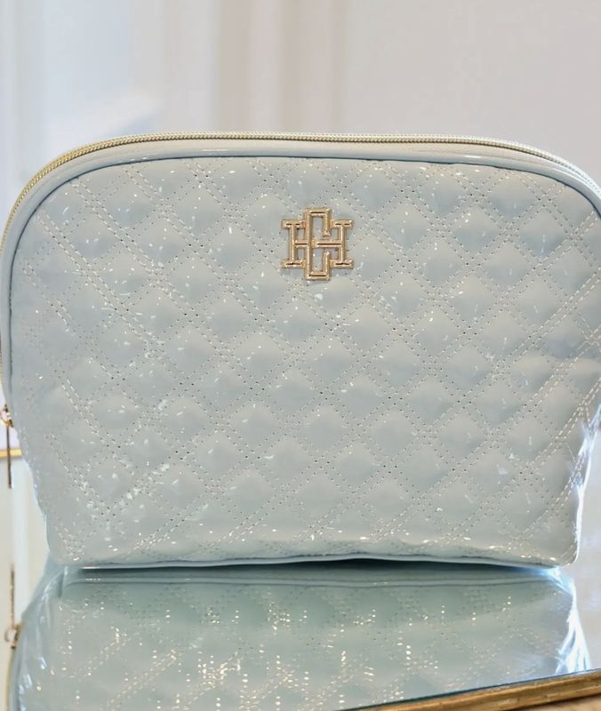 SMALL POUCH-BLUE PATENT