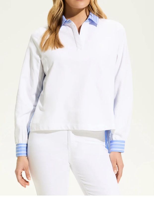 MIXED MEDIA SWEATSHIRT