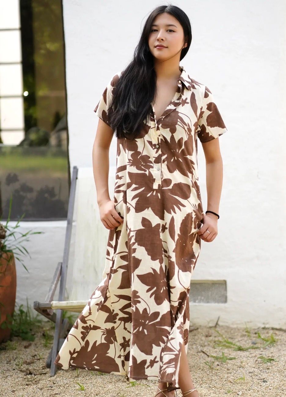 BROWN CARRIE DRESS