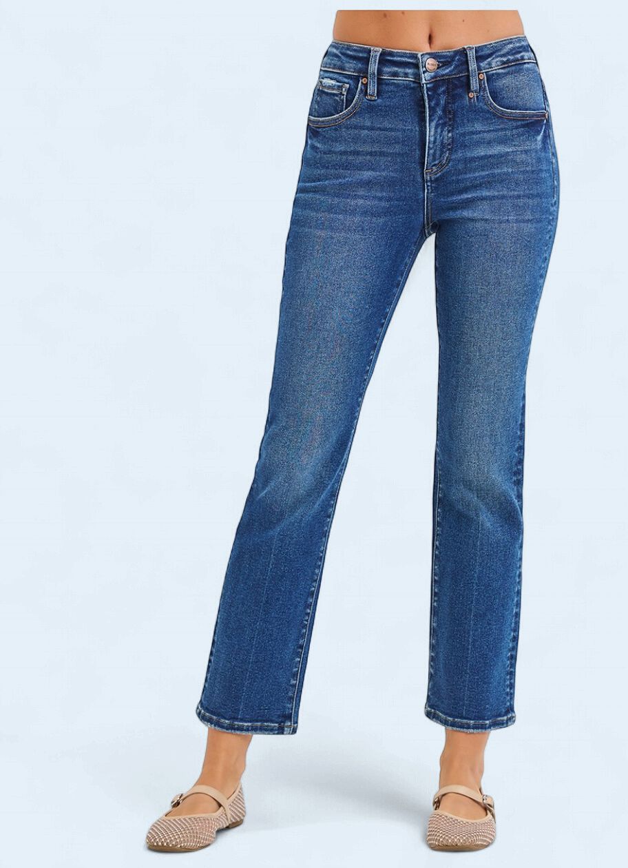 RISEN TUMMY CONTROL HIGH RISE CROP
