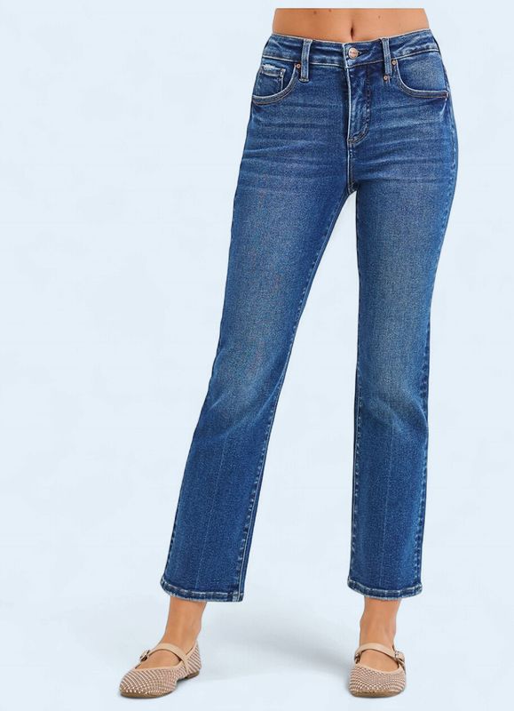 RISEN TUMMY CONTROL HIGH RISE CROP
