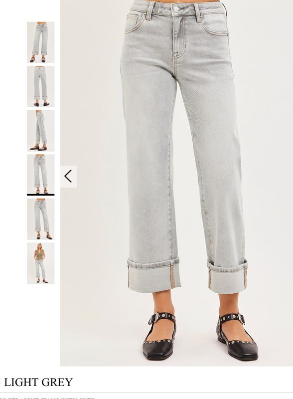 RISEN MID RISE CROP STRAIGHT