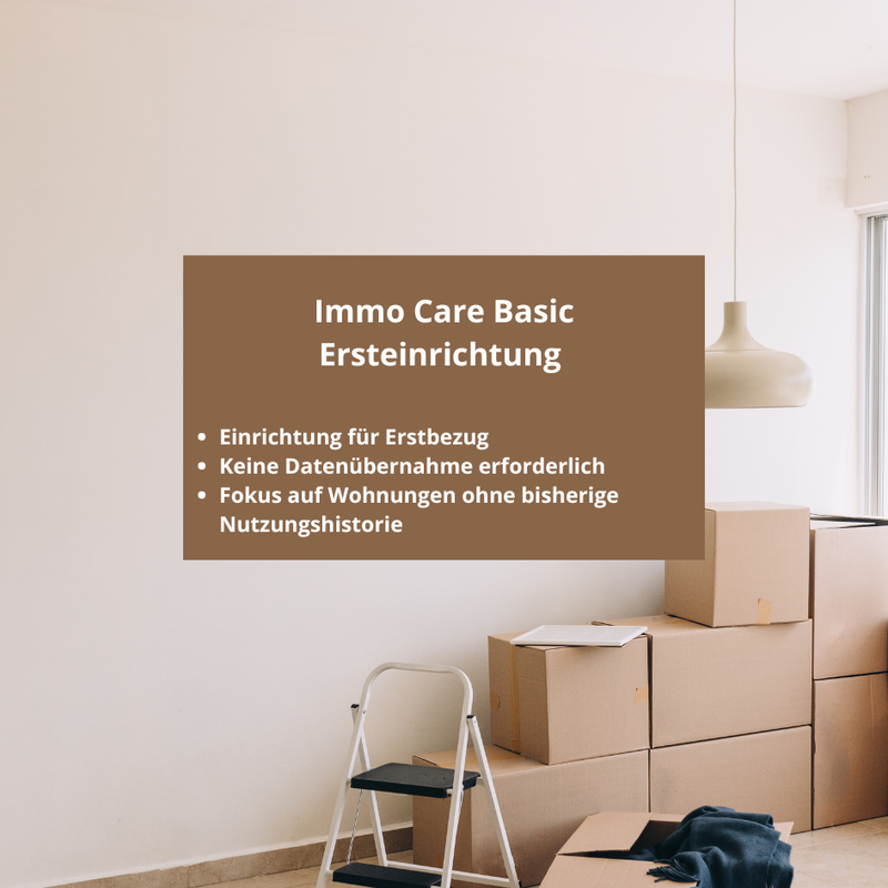 B2B - Immo Care Basic - Einrichtung