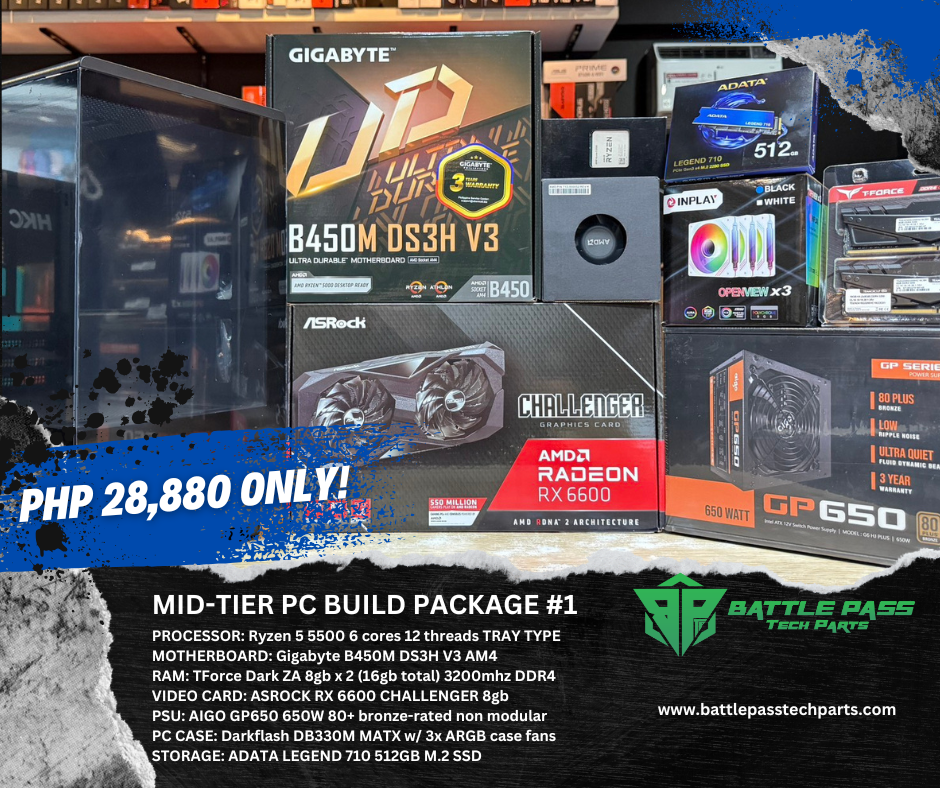 MID-TIER PC BUILD PACKAGES