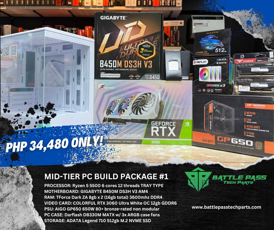 MID-TIER PC BUILD PACKAGES