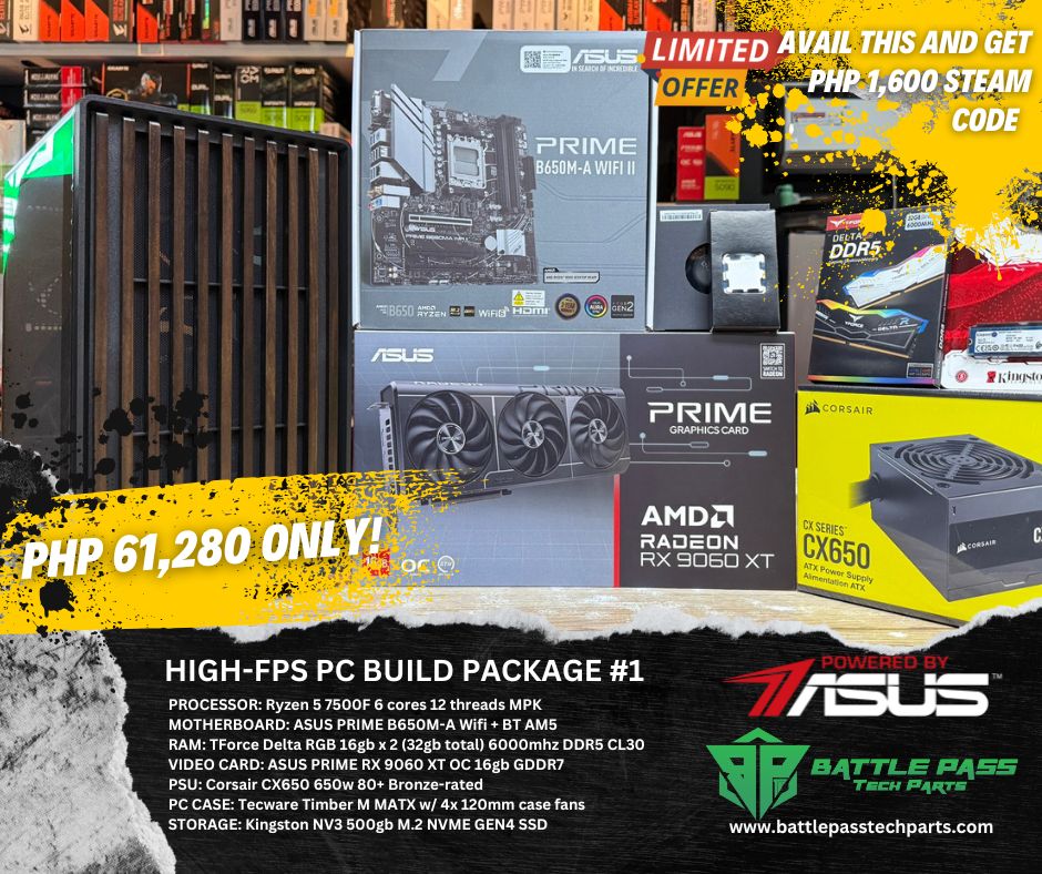 HIGH-FPS PC BUILD PACKAGES