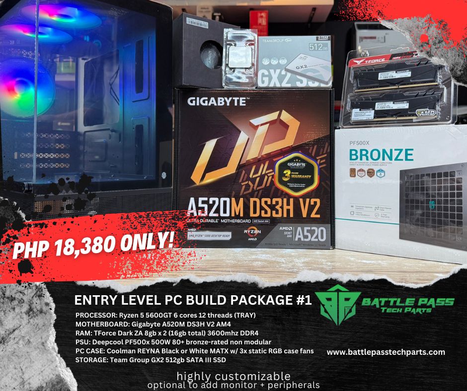 ENTRY-LVL PC PACKAGES. Prices starting at:
