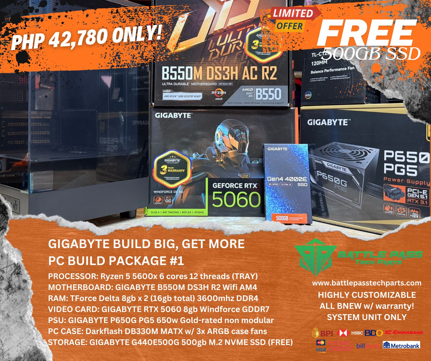 GIGABYTE BUILD BIG, GET MORE PACKAGES