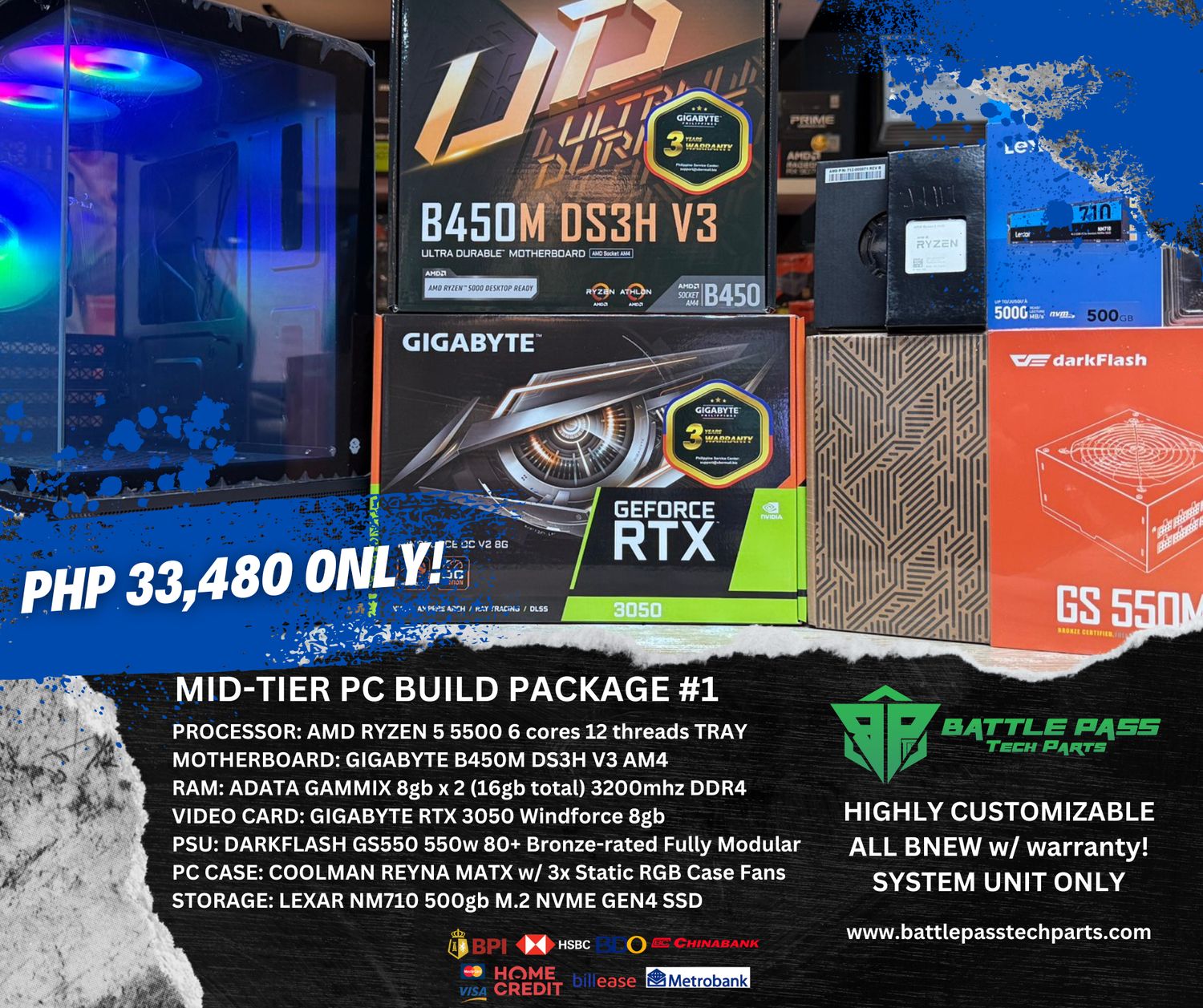 MID-TIER PC PACKAGES.  Prices starting at: