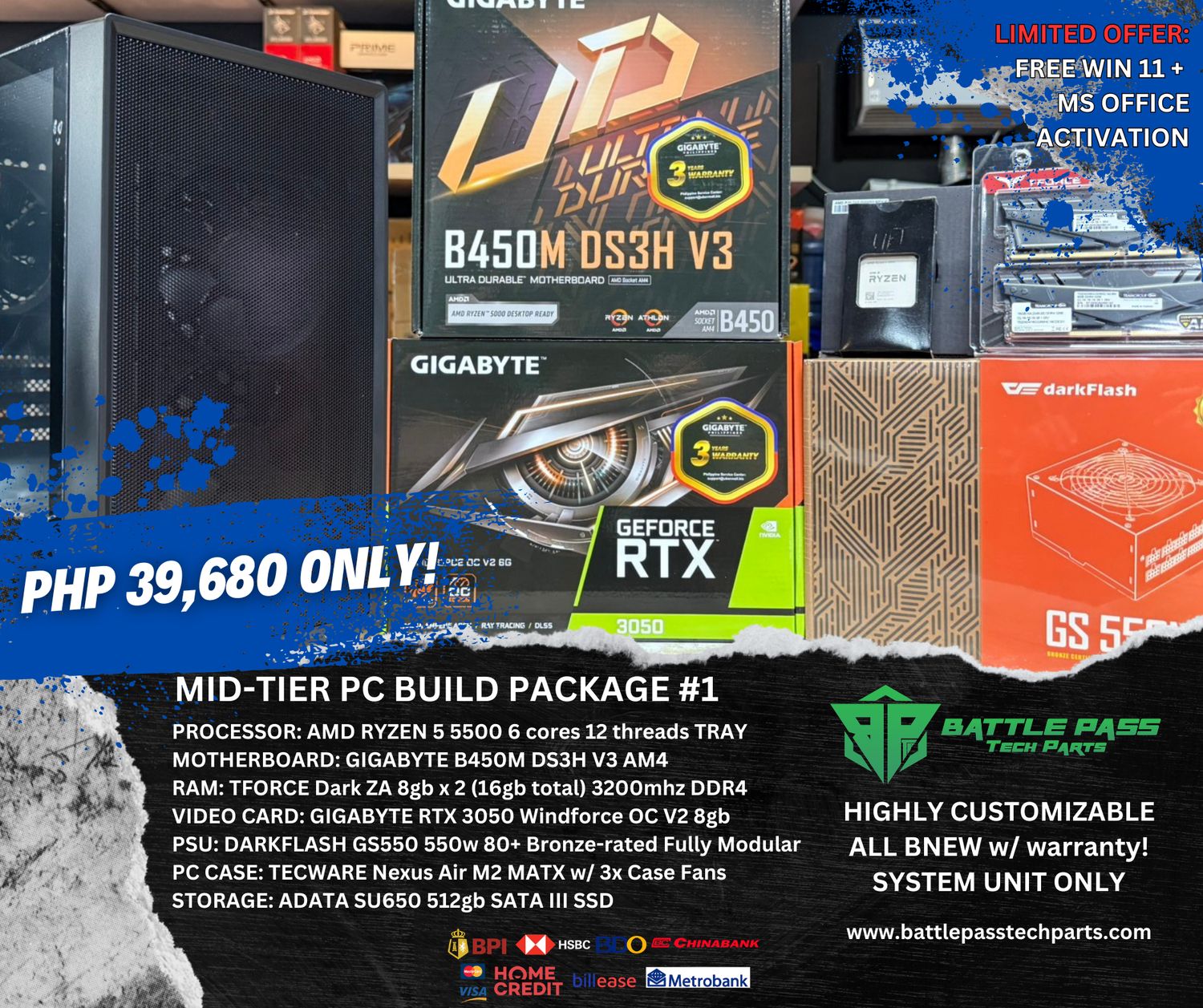 MID-TIER PC PACKAGES. Prices start at: