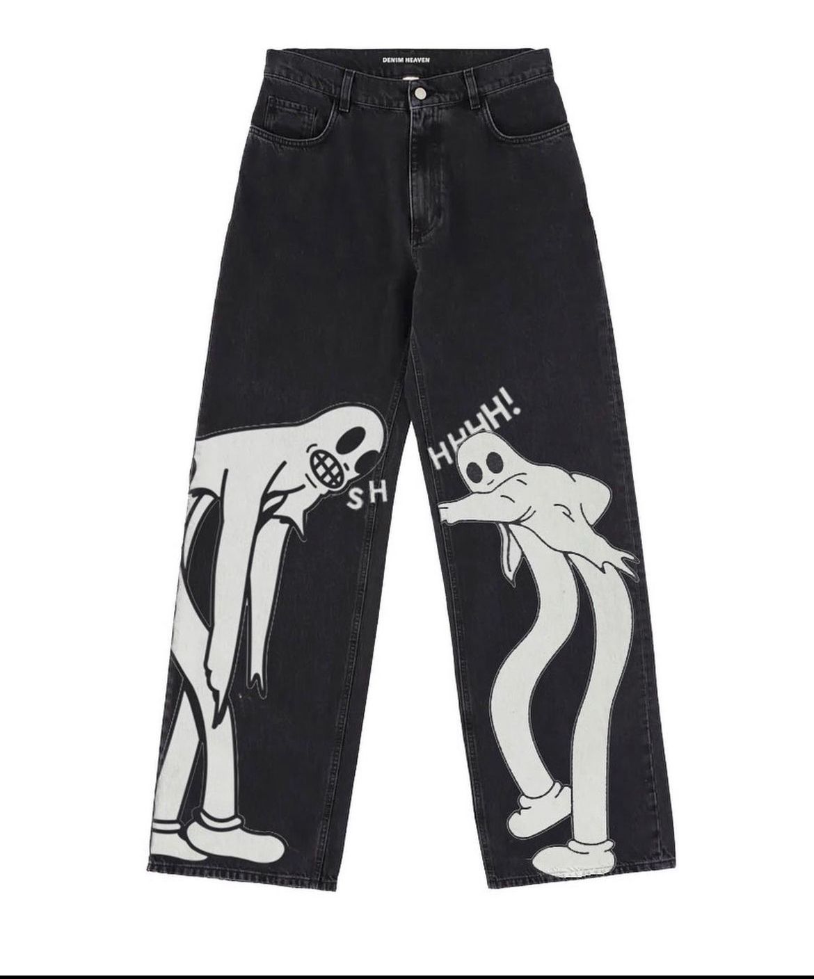 (RESTOCK) GHOST V2 - CUSTOM DENIM PANTS (1/1)  AVAILABLE