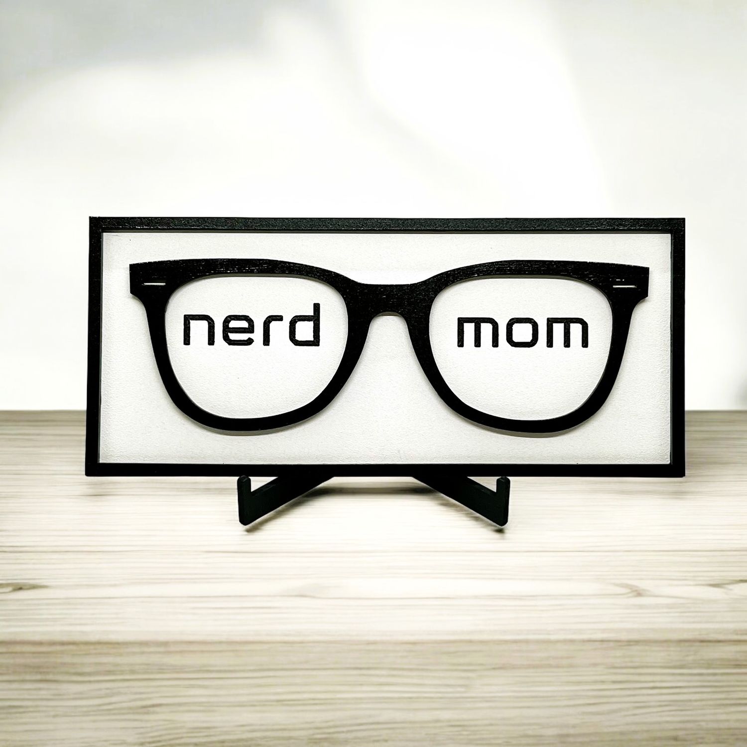 Nerd Mom Desk Sign Decor