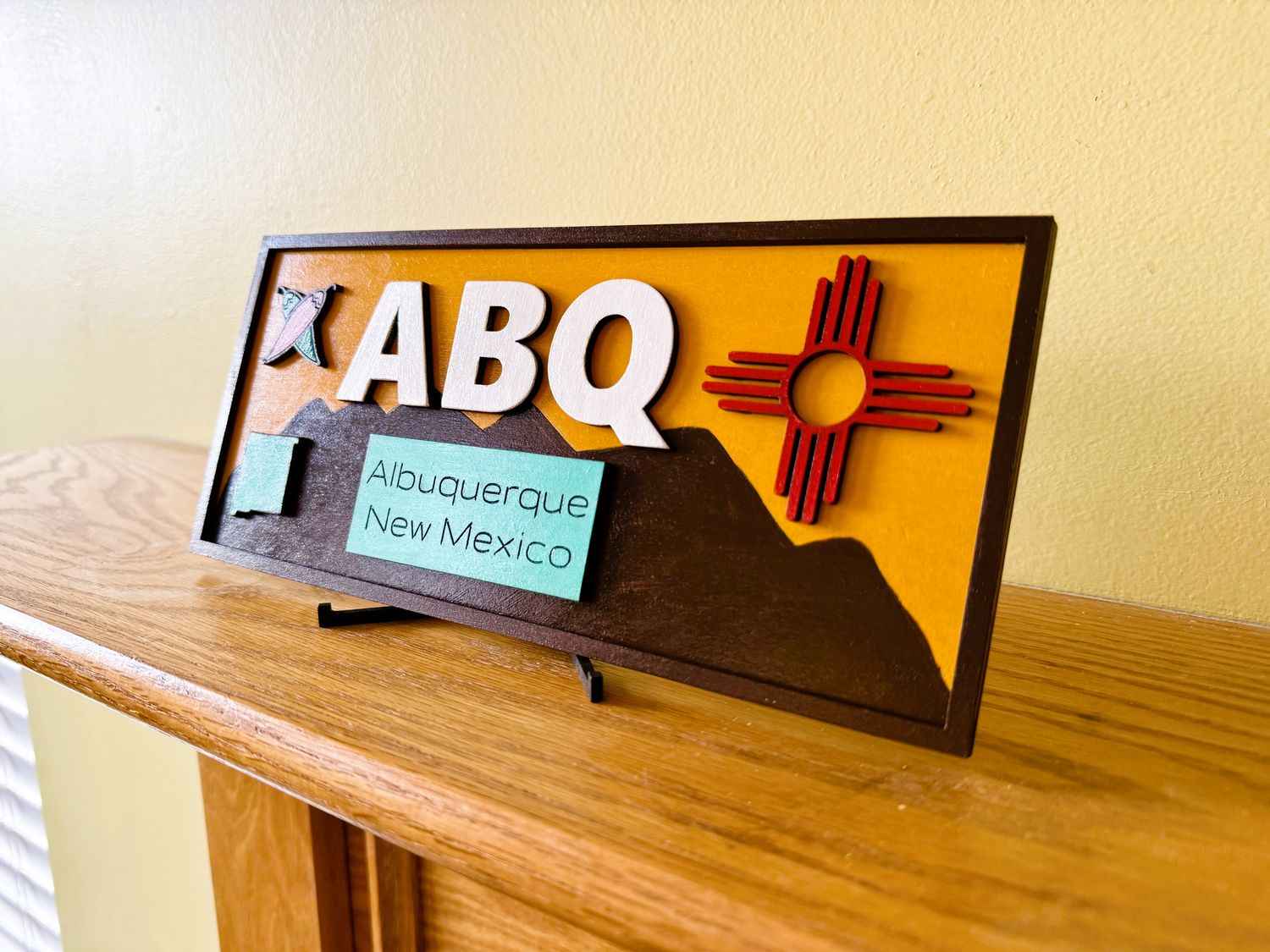 Albuquerque ABQ Desk Office Sign Decor