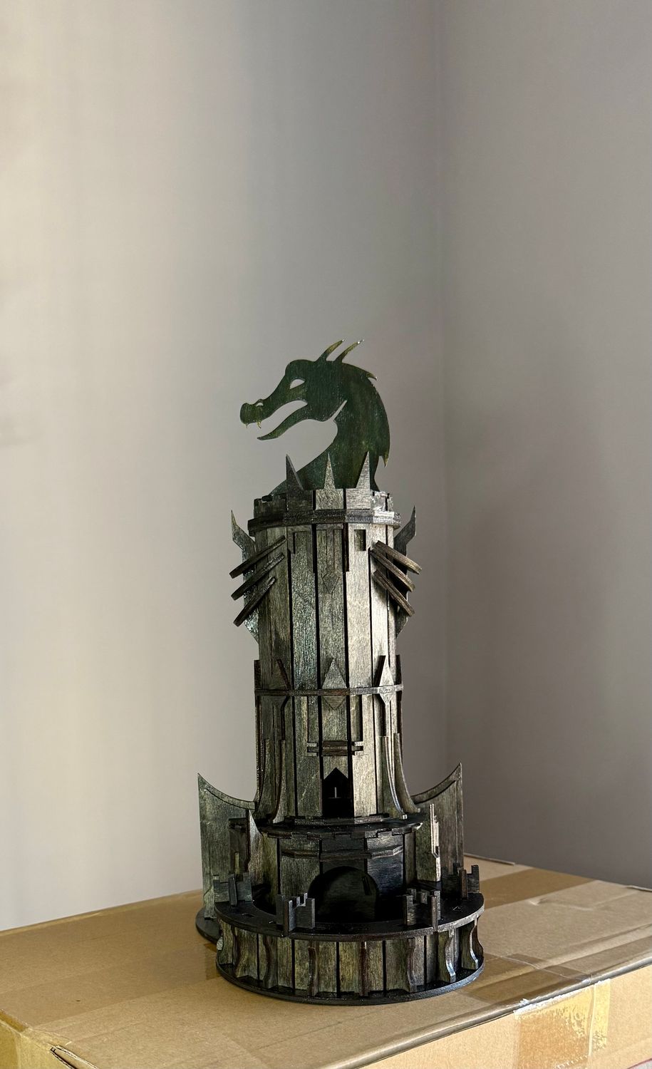 Dice Tower Dragon Themed for Tabletop Gaming