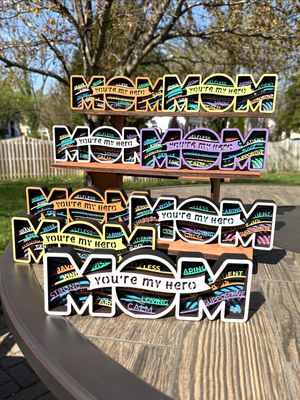 7 Layer Mom Dad Sign Gift