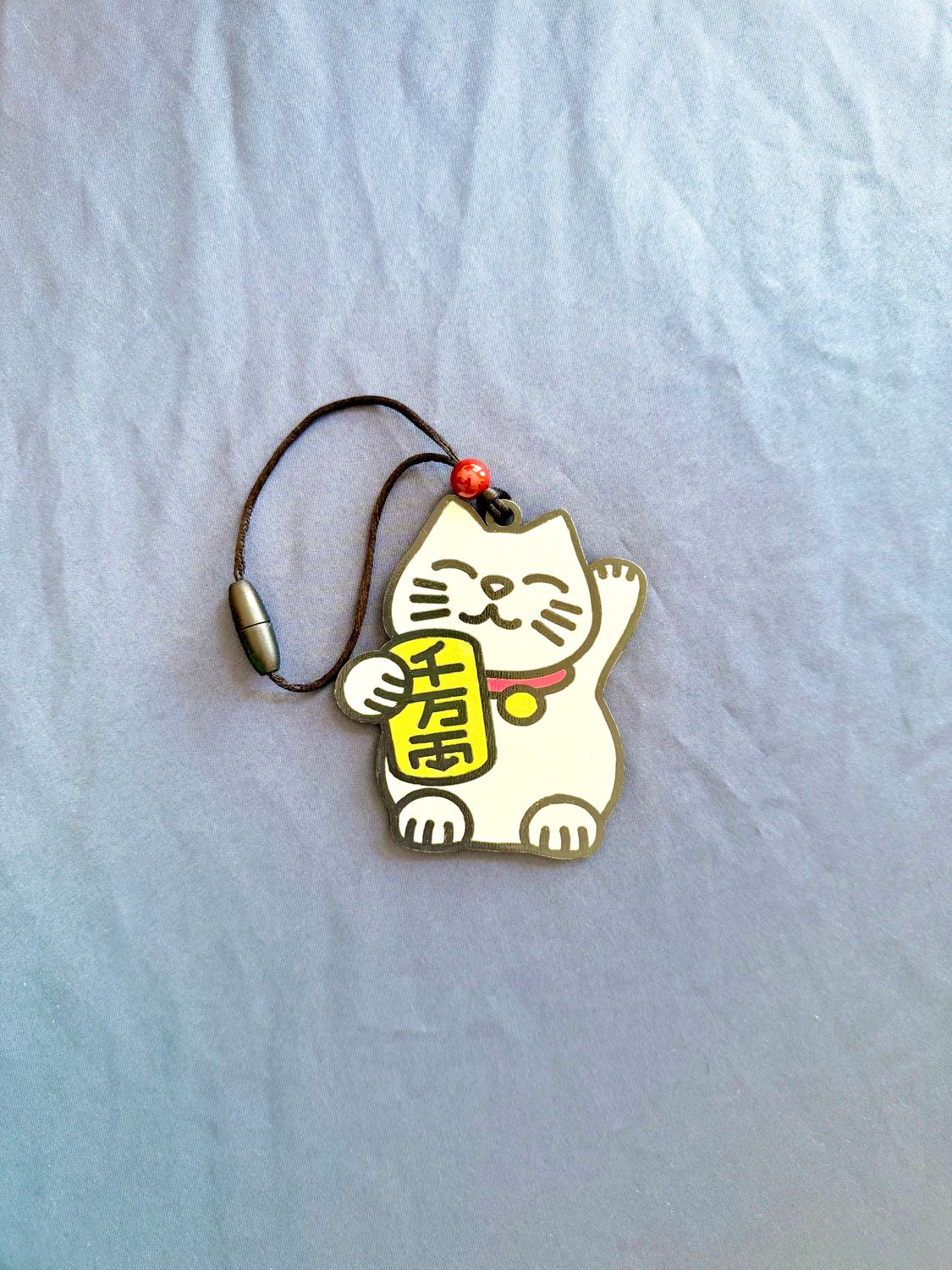 Lucky Cat Ornament Mirror Charm