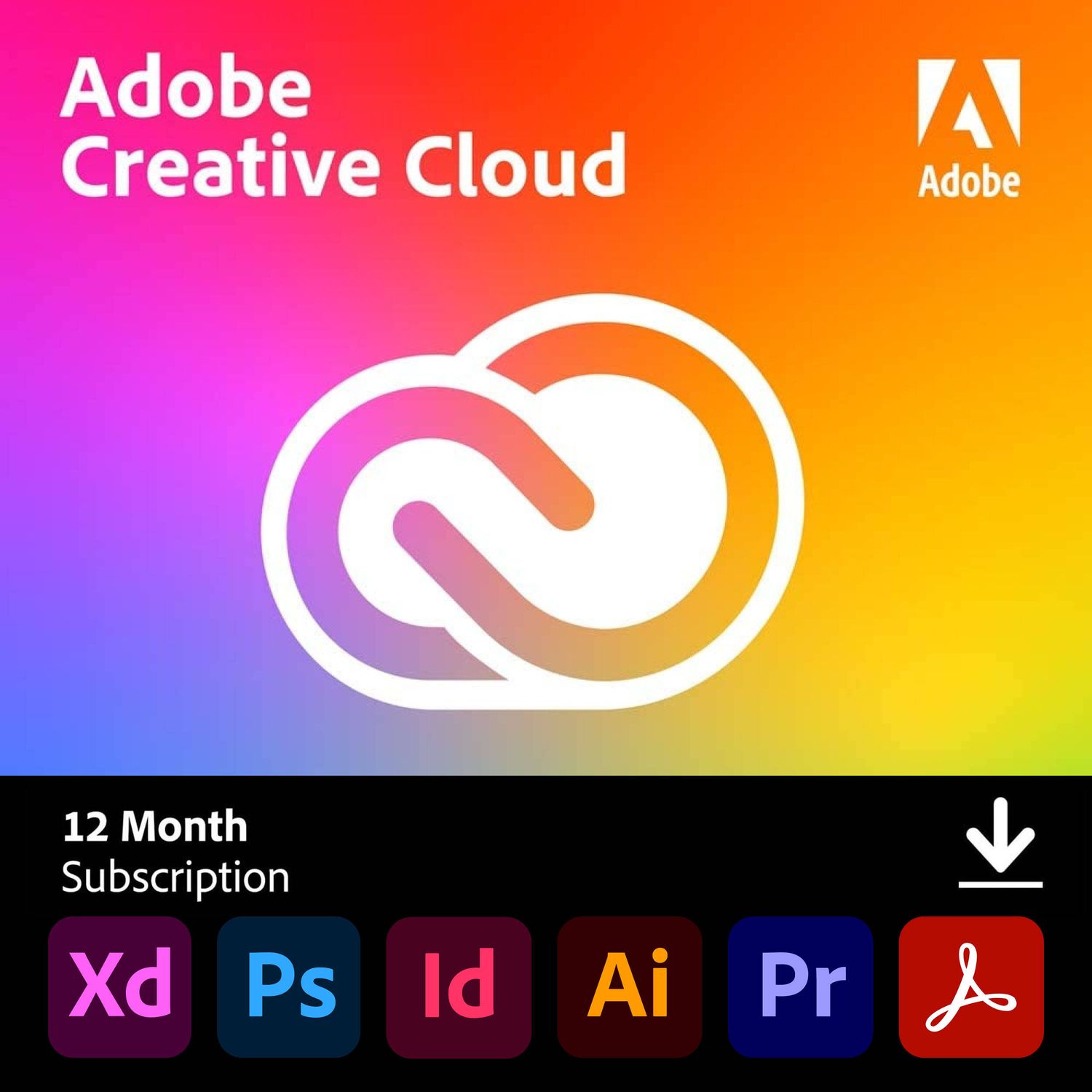 Creative Cloud All Apps 2025 | 1-Year Original License
