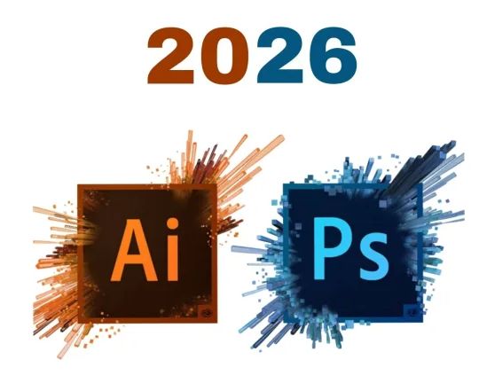 Adobe Photoshop 2026 + Adobe illustrator 2026 (WINDOWS)