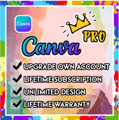 Canva Pro Lifetime 🔥 Upgrade Own Account | Access Premium Features | Design Like a Pro