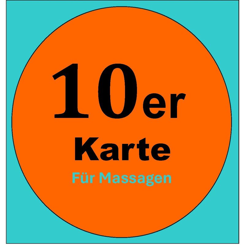 Rücken und Schulter Massage 10er Karte Rücken und Schulter Massage 10er Karte