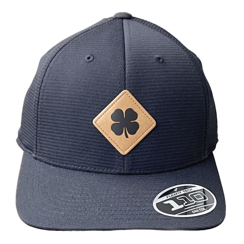 Black Clover - Top Grain Snapback Leather Patch Black
