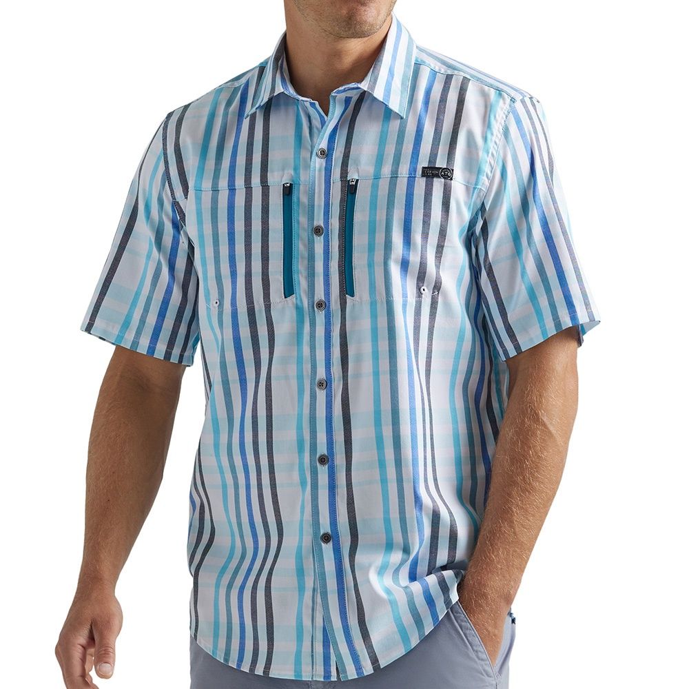 ATG By Wrangler Men&#39;s Horizon Plaid Shirt In Holden Plaid