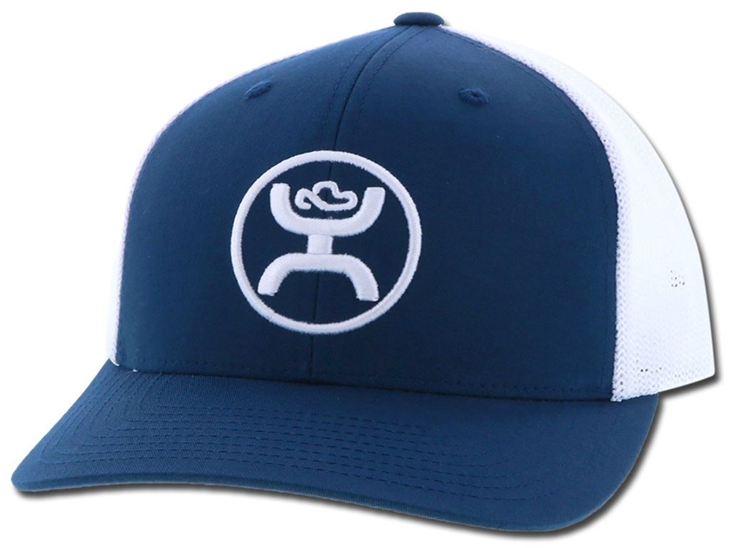 &quot;O Classic&quot; Hooey Navy / White 6-Panel Trucker Cap - Youth