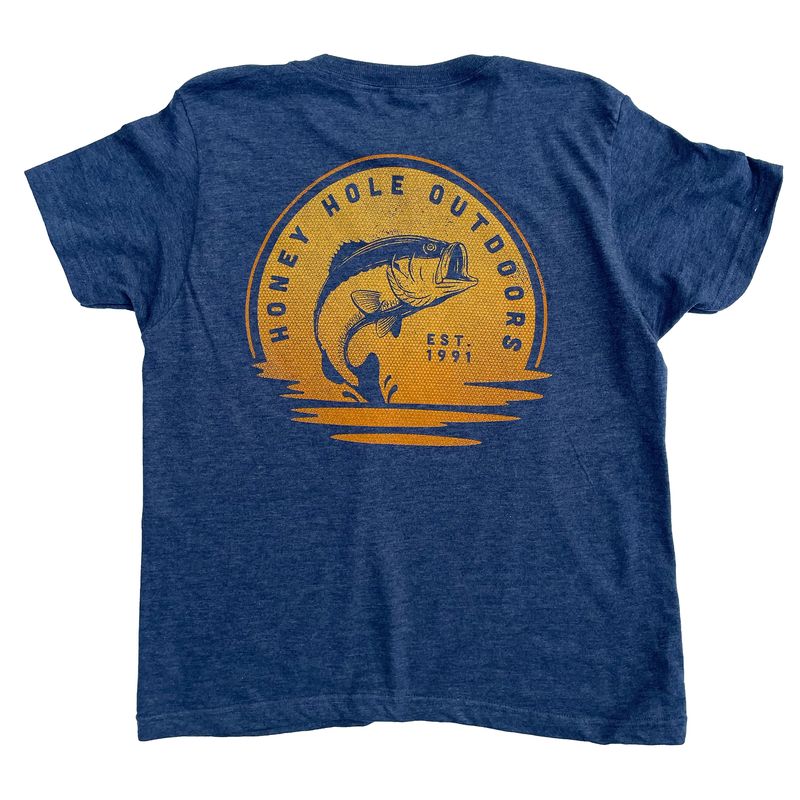 Bass Sunset Heather Denim Youth Shirt