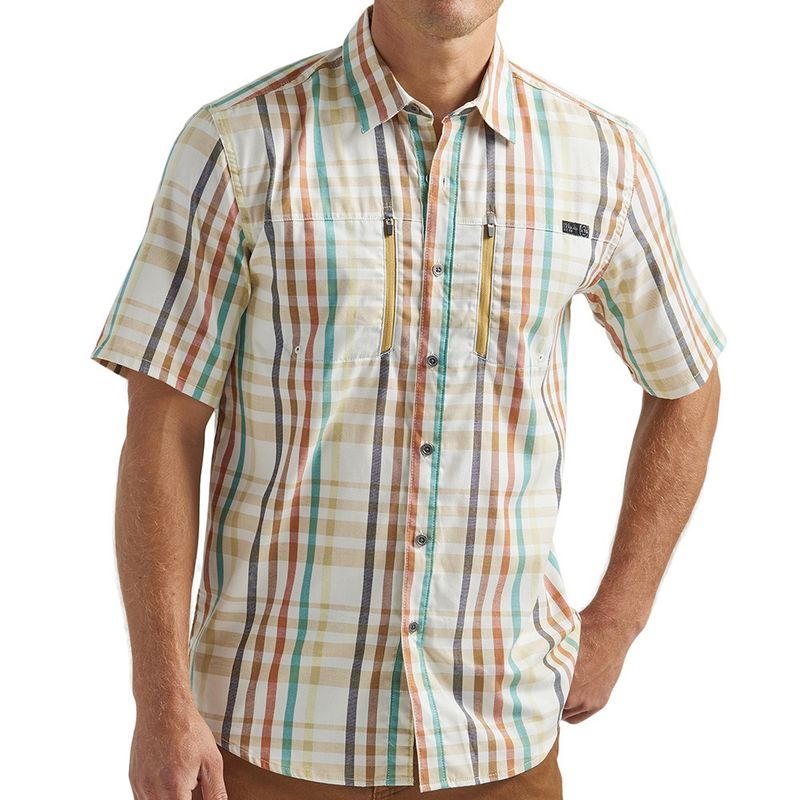 ATG-X- Wrangler Men's Horizon Carolina Plaid Shirt 112331234