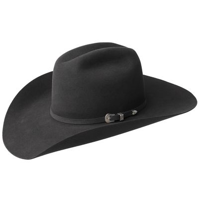 Bailey Pro 5X Fur Felt Rodeo Crown Black Hat
