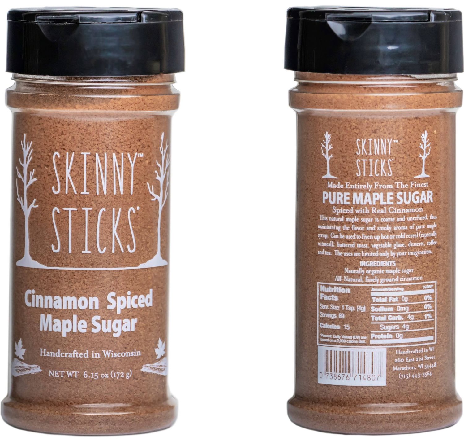 Skinny Sticks Cinnamon Spiced Maple Sugar
