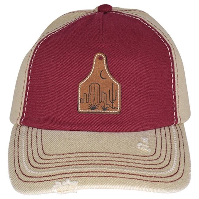 Catchfly Women&#39;s Baseball Cap Desert Cow Tag