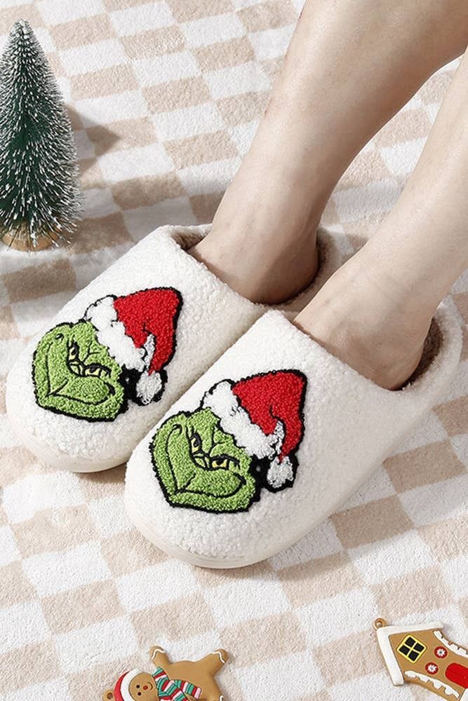 Christmas FLeece Warm Slipper MMD037
