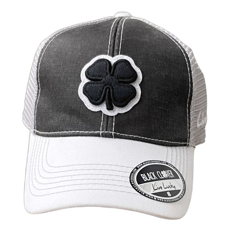 Black Clover Two Tone Vintage 21 Black White Gray