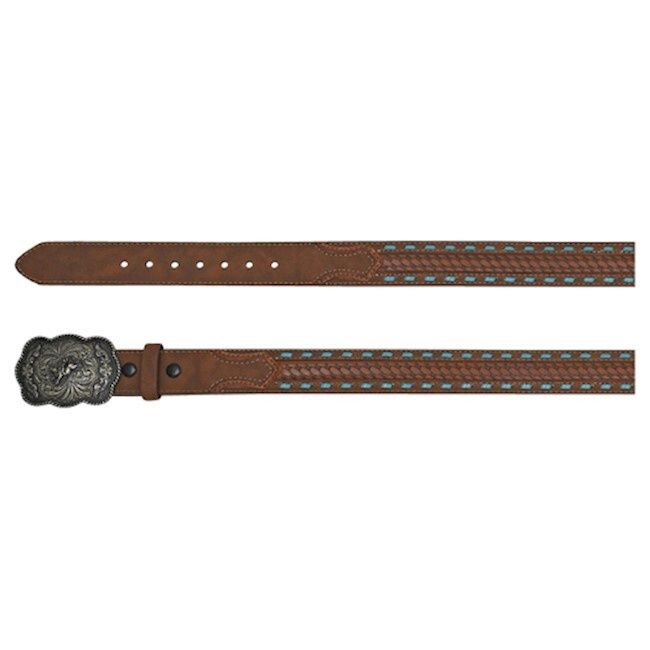 Boy's Arena Ace Basket Weave W/Buckstitch Belt 23219BE1